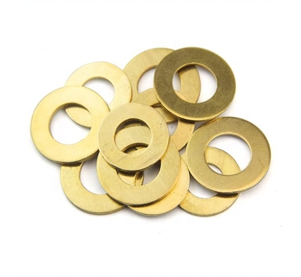 Round Stainless Steel SS Washers Brass Flat Shim For Sealing Fastener