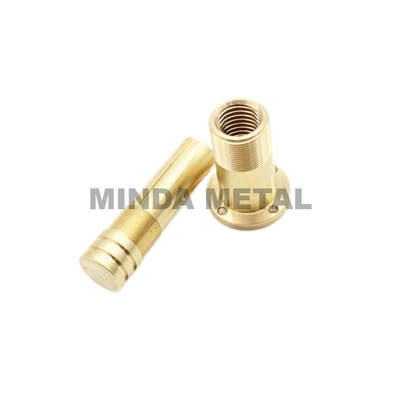 Copper Brass Stainless Steel Turned Parts CNC Machinery Parts Metal Rod