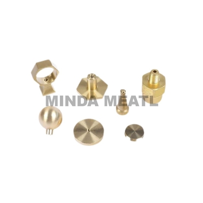 Copper Brass Stainless Steel Turned Parts CNC Machinery Parts Metal Rod
