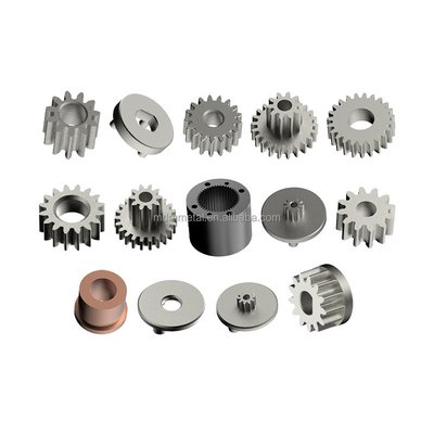 OEM Metal Injection Molding Sintered Metal Parts Small Spur Wheel Gears Iron Bush
