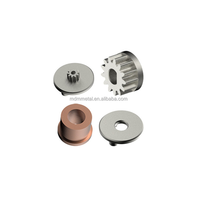 OEM Metal Injection Molding Sintered Metal Parts Small Spur Wheel Gears Iron Bush