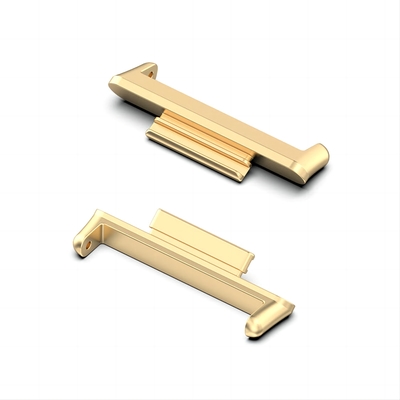 Silver/Gold/Rose Gold Stainless Steel Connector for MIM Powder Metallurgy Watch Strap
