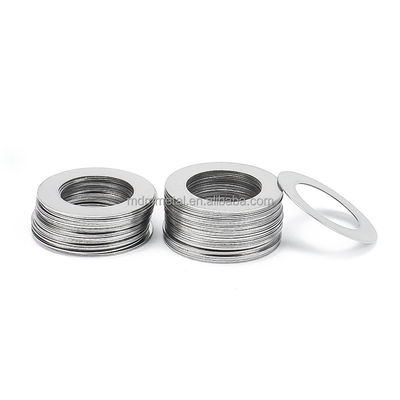 Laser Cutting Stainless Steel Shim Flat Washer with 0.05mm Thickness for Custom Applications
