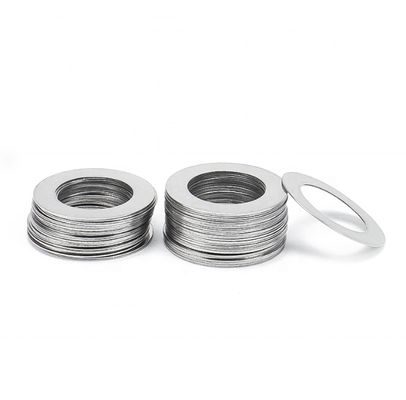 Custom Thin Flat Gasket and Washer with Precision Tolerance 0.02mm and 100% QC Inspection for Machinery